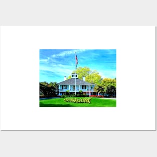 AUGUSTA NATIONAL CLUBHOUSE Posters and Art